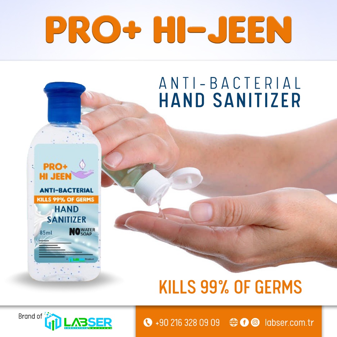 PRO + HI-JEEN Hand sanitizer class=